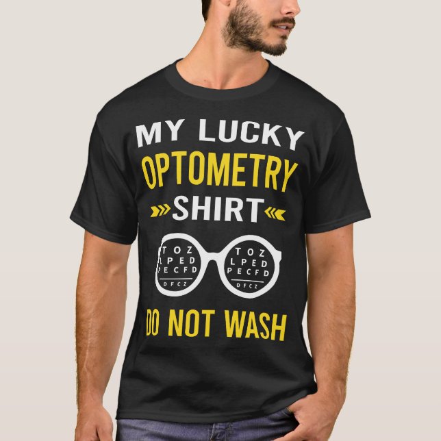 Lucky Shirt Optometrie Optometriker (Vorderseite)