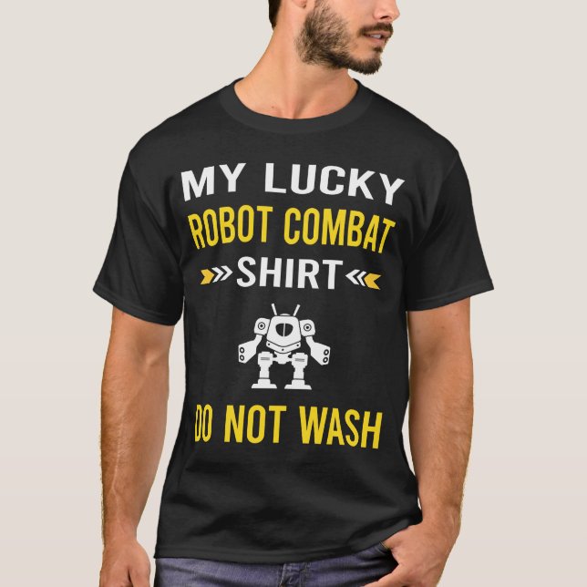 Lucky Shirt Robot Combat Roboter (Vorderseite)