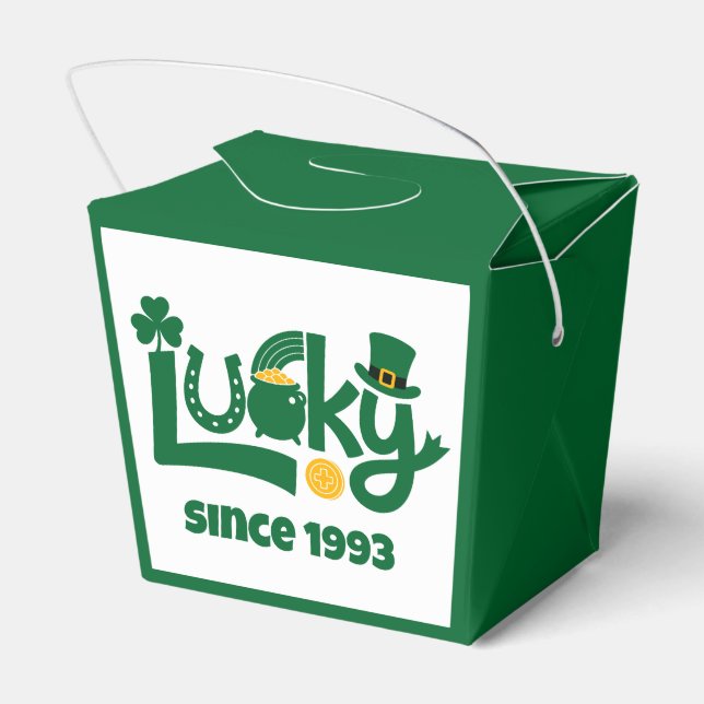 Lucky since Year Geschenkschachtel (Rückseite)