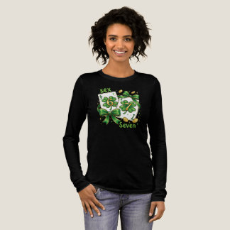 Lucky Six Seven Playing Cards, St Patricks Day Tri-Blend Shirt