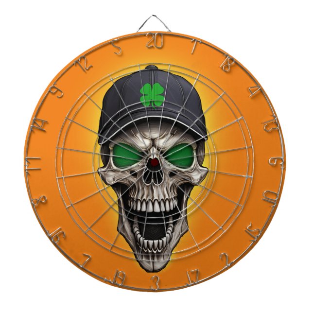 Lucky Skull Horror  Dartscheibe (vorne)