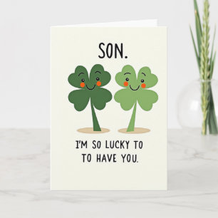 Lucky Son Ich bin so glücklich Karte