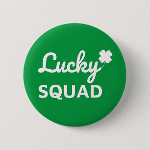 Lucky Squad St. Patrick's Day Button