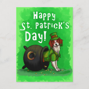 Lucky St. Patrick's Day Dog Postkarte