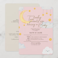 Lucky St Patrick's Girl Pink Baby Shower