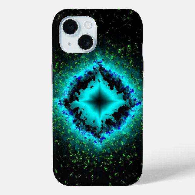 Lucky Star und Asterisk Case-Mate iPhone Hülle (Rückseite)