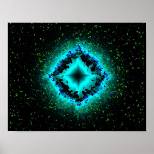 Lucky Star und Asterisk Poster