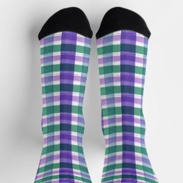 Lucky Stripe Kariert Socken