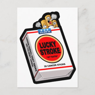 LUCKY STROKE POSTKARTE