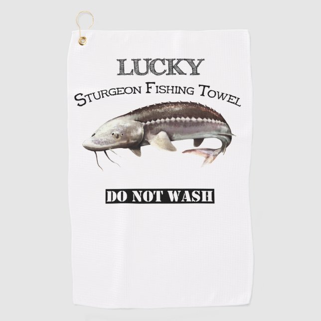 Lucky Sturgeon Handtuch (Vorderseite)