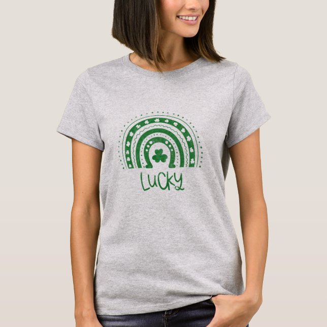 Lucky T-Shirt for St.Patrick's Day (Vorderseite)