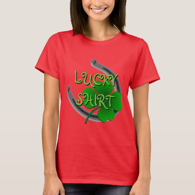 Lucky T - Shirt Personalisiertes Shirt Bio T - Shi (Vorderseite)