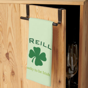 Lucky to be Irish Gift Personalisiert Kittuch Geschirrtuch