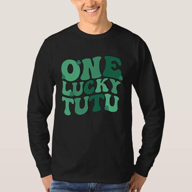 Lucky Tutu Grandmother St Patrick's Day Tutu Grand T-Shirt (Vorderseite)