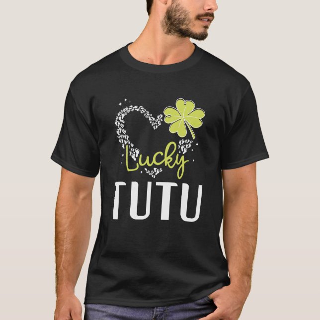 Lucky Tutu St Patricks Day womens T-Shirt (Vorderseite)
