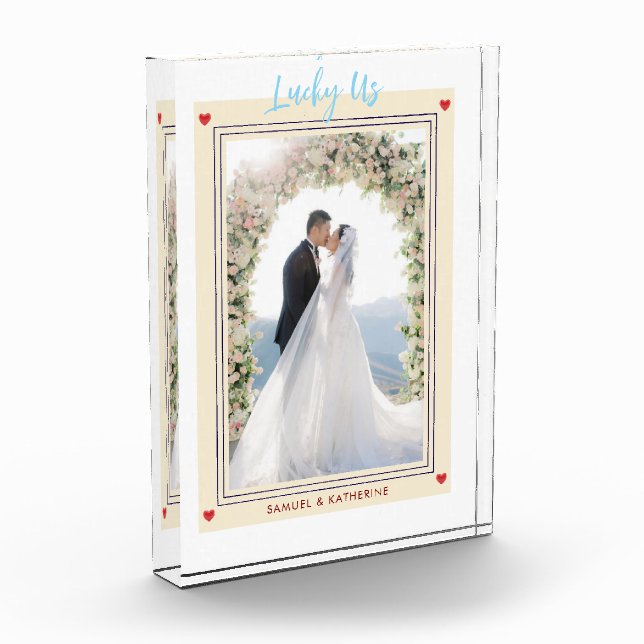 Lucky Us Romantic Wedding  Fotoblock (Links)