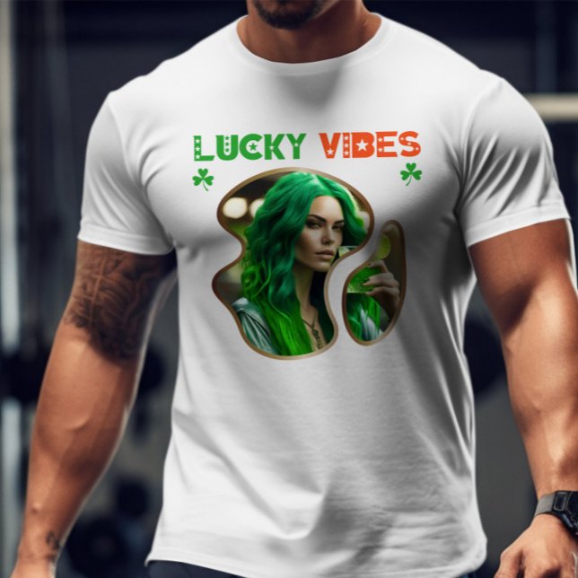 Lucky Vibes - Irische Traditionen T-Shirt (Von Creator hochgeladen)