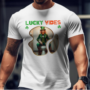 Lucky Vibes: Irish Luck and Laughter T-Shirt