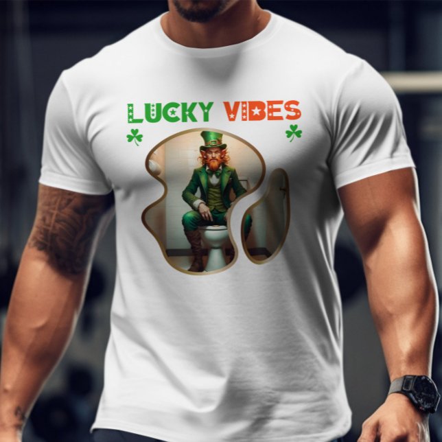 Lucky Vibes: Irish Luck and Laughter T-Shirt (Von Creator hochgeladen)