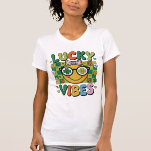 Lucky Vibes PNG St. Patricks Day T-Shirt Design