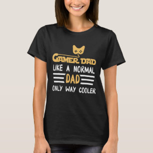 Lucky Video Gamer Vater Kinder Sarcasm Memes Sarca T-Shirt