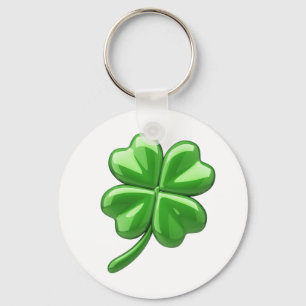 Lucky vierblättriges Kleeblatt Schlüsselanhänger