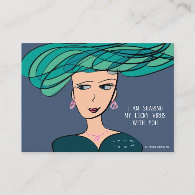 LUCKY VIRUS - AMBASSADOR CARDS VISITENKARTE (Vorderseite)