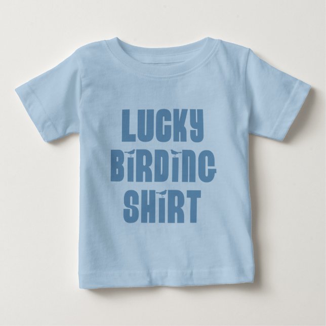 Lucky Vogelbeobachtung Shirt (Vorderseite)