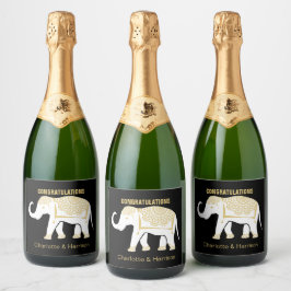 Lucky White Thai Elephant Personalisiert