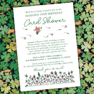 Lucky Wildblumen Meilenstein Geburtstagskarte Dusc Einladung