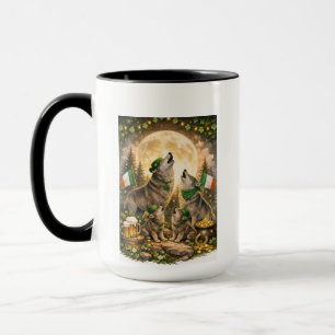 Lucky Wolf Pack – St. Patrick’s Day Familienheulen Tasse