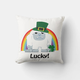 Lucky Yeti Leprechaun Kissen
