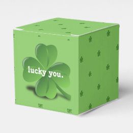 "Lucky You" Kleeblatt St. Patrick's Day Geschenkschachtel