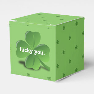 "Lucky You" Kleeblatt St. Patrick's Day Geschenkschachtel