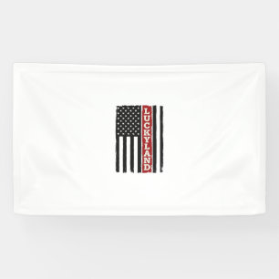 Luckyland Vertikale Patriotische Flagge Vintage Banner