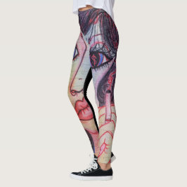 LuckyPen Kunst-Leggings Leggings