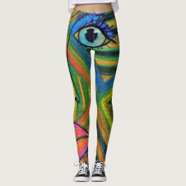 LuckyPen Kunst-Leggings Leggings