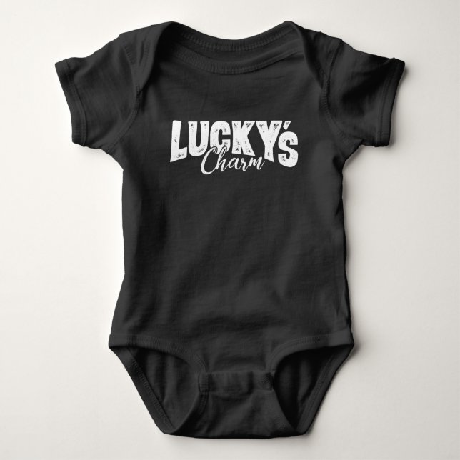 Lucky's Charm Jumper Baby Strampler (Vorderseite)