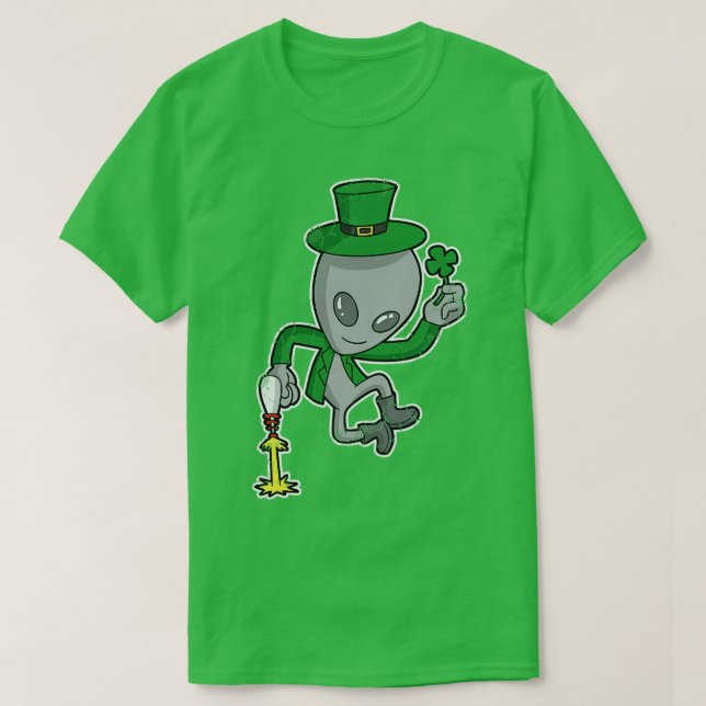 Lucky's Irish St Patricks Day T-Shirt (Design vorne)