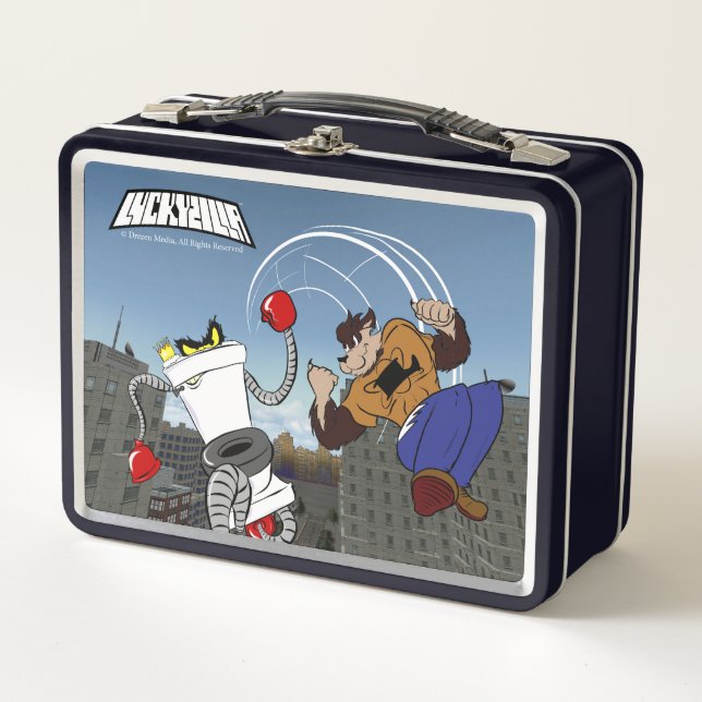 Luckyzilla Lunch Box (Vorderseite)