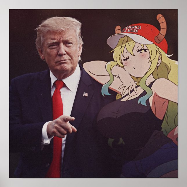 Lucoa Quetzalcoatl feat Donald Trump Poster (Vorne)
