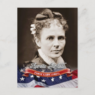 Lucretia Garfield, First Lady of the U.S. Postkarte