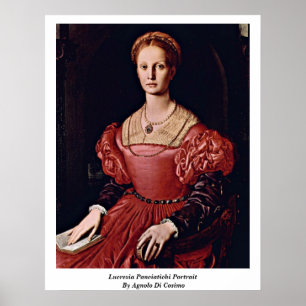 Lucrezia Panciatichi Porträt von Angelo Bronzino Poster