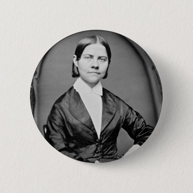 Lucy amerikanischer Steinabolitionist und Button (Vorderseite)
