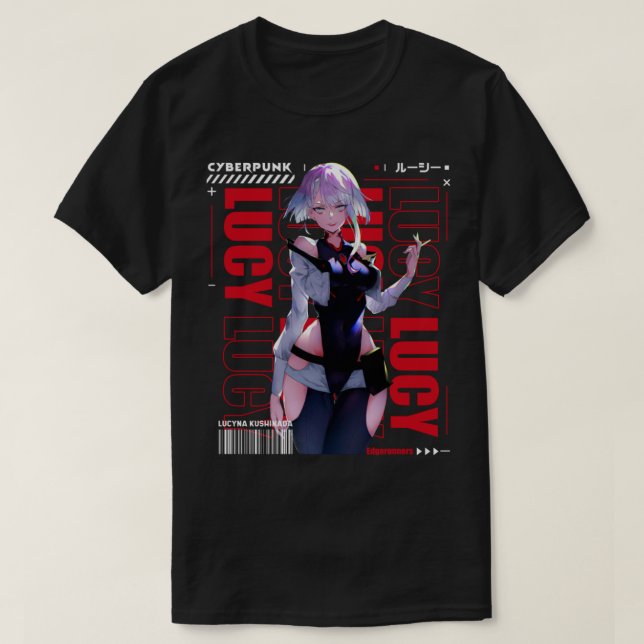 Lucy - Cyberpunk T-Shirt (Design vorne)