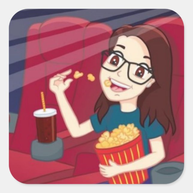 Lucy geht zum Hollywood Square Sticker (Vorderseite)