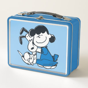 Lucy Hugging Snoopy Metall Brotdose