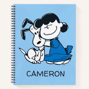 Lucy Hugging Snoopy Notizbuch