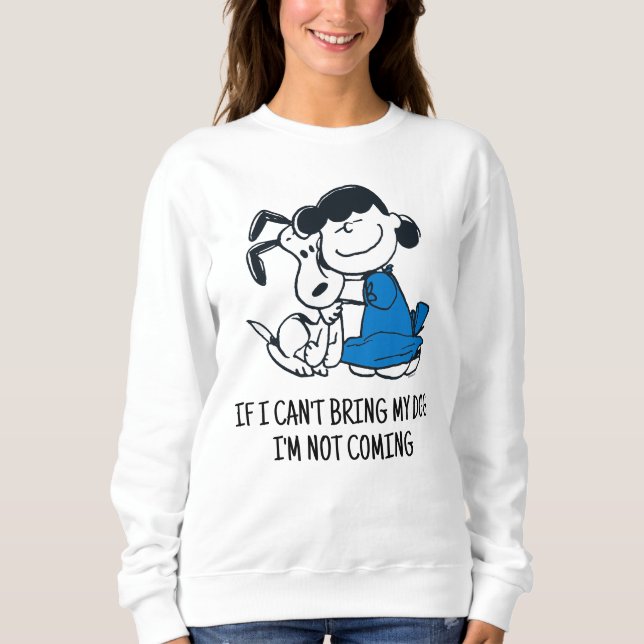 Lucy Hugging Snoopy Sweatshirt (Vorderseite)