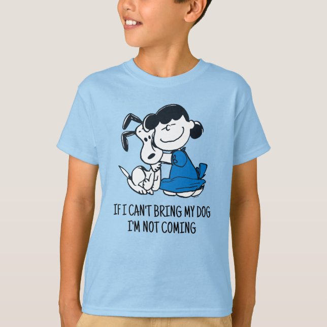 Lucy Hugging Snoopy T-Shirt (Vorderseite)